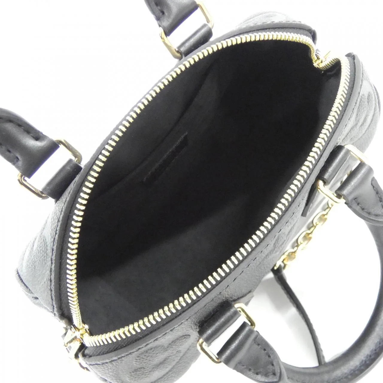 LOUIS VUITTON Speedy M58953 Boston Monogram 黑色 Monogram 中古品A - 縮圖 6