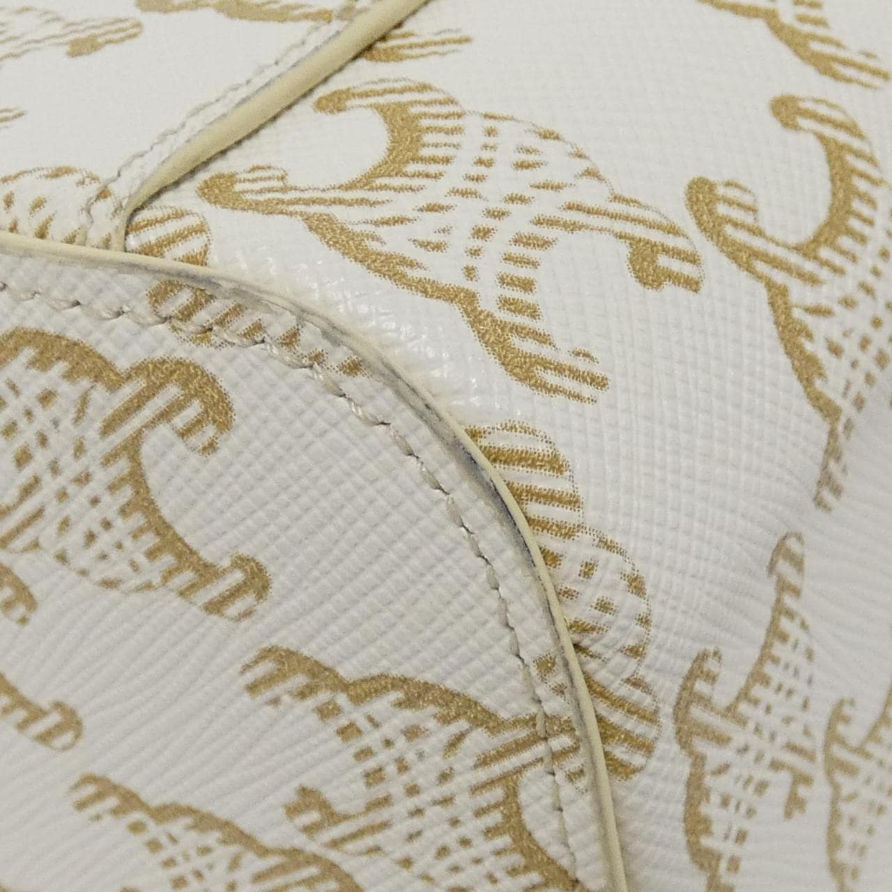 CELINE 10J762CZ1 Bag Canvas 黑色 帆布 中古品A - 縮圖 3