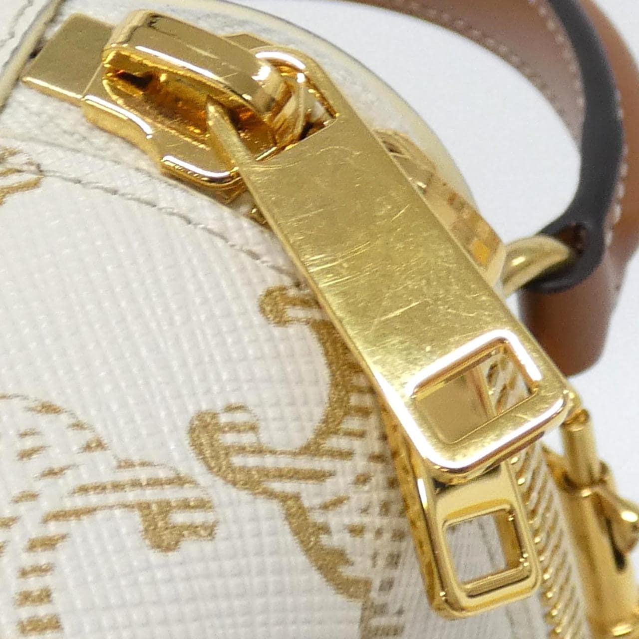 CELINE 10J762CZ1 Bag Canvas 黑色 帆布 中古品A - 縮圖 5