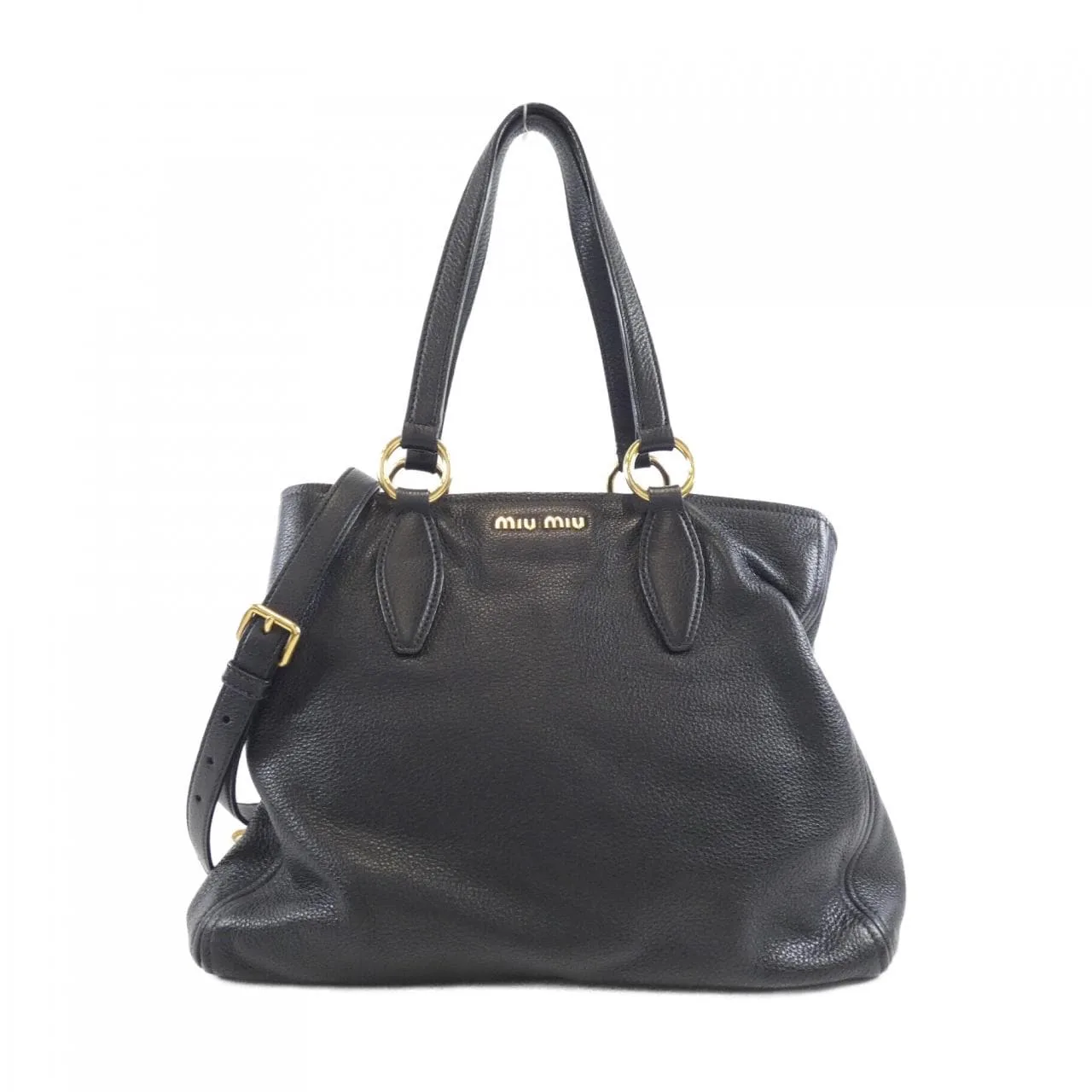 MIU MIU RR1901 Shoulder Black