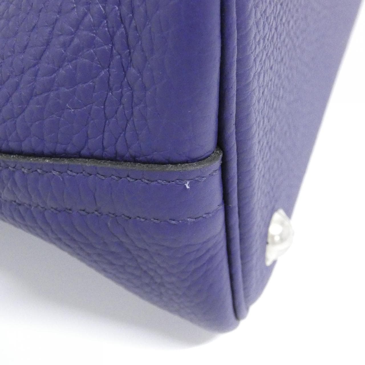 HERMES HERMÈS Bolide 073419CK Bag Clemence Blue Clemence Leather - Thumbnail 4