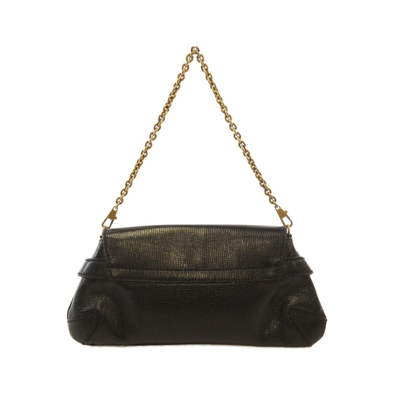 GUCCI 114923 Shoulder Leather 黑色 皮革 中古品A - 縮圖 2