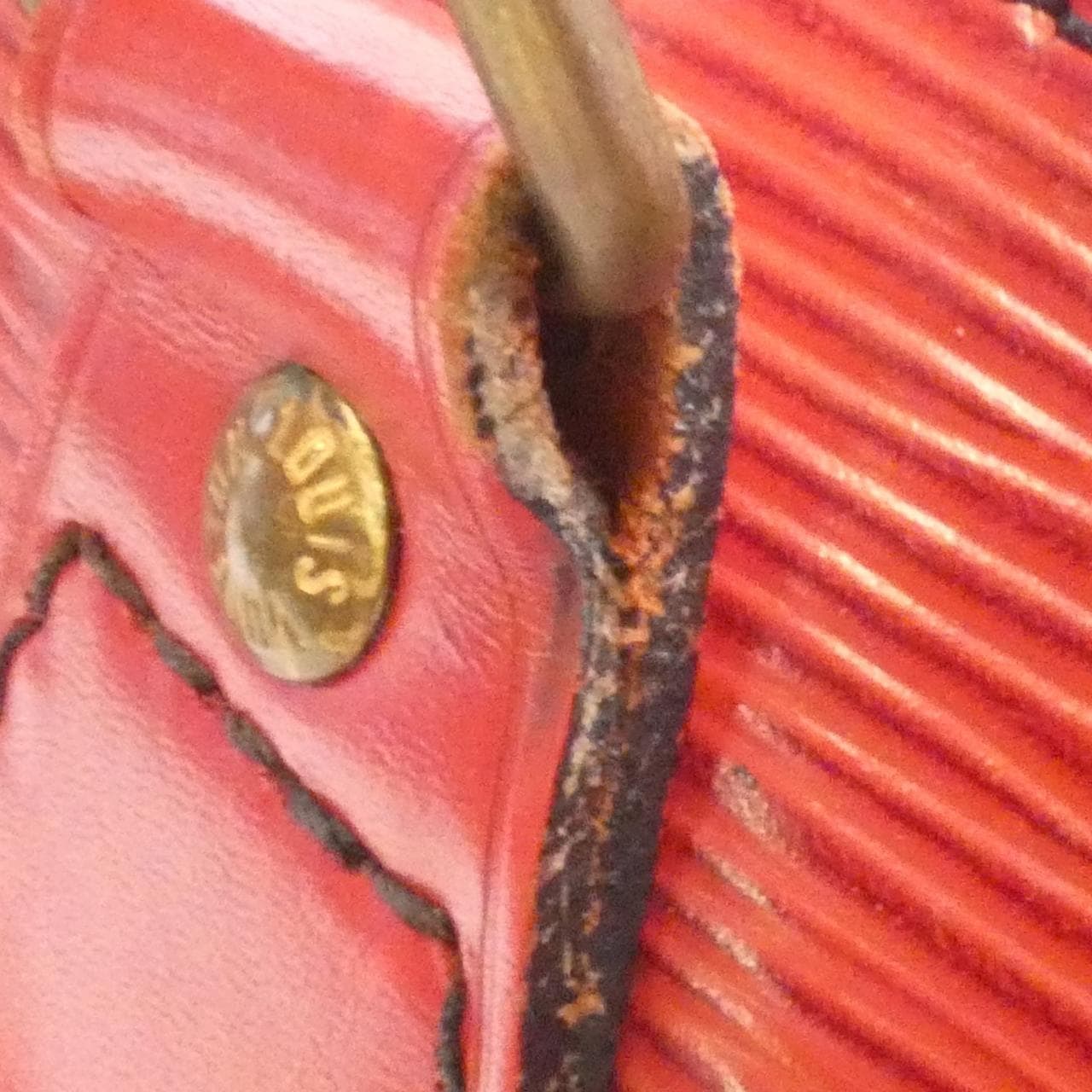 LOUIS VUITTON Speedy M59237 Boston Bag Epi Red Epi - Thumbnail 4