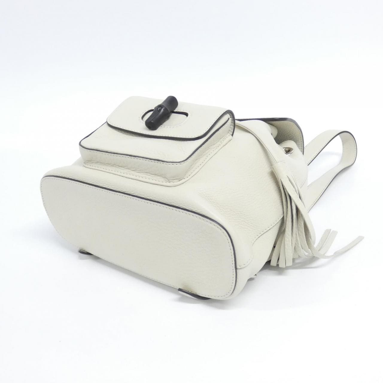 GUCCI 387149 Backpack Leather White Leather - Thumbnail 3