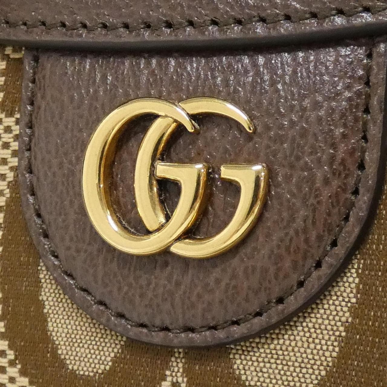 GUCCI Diana 660195 UKMBT Bag Canvas 黑色 帆布 中古品A - 縮圖 4