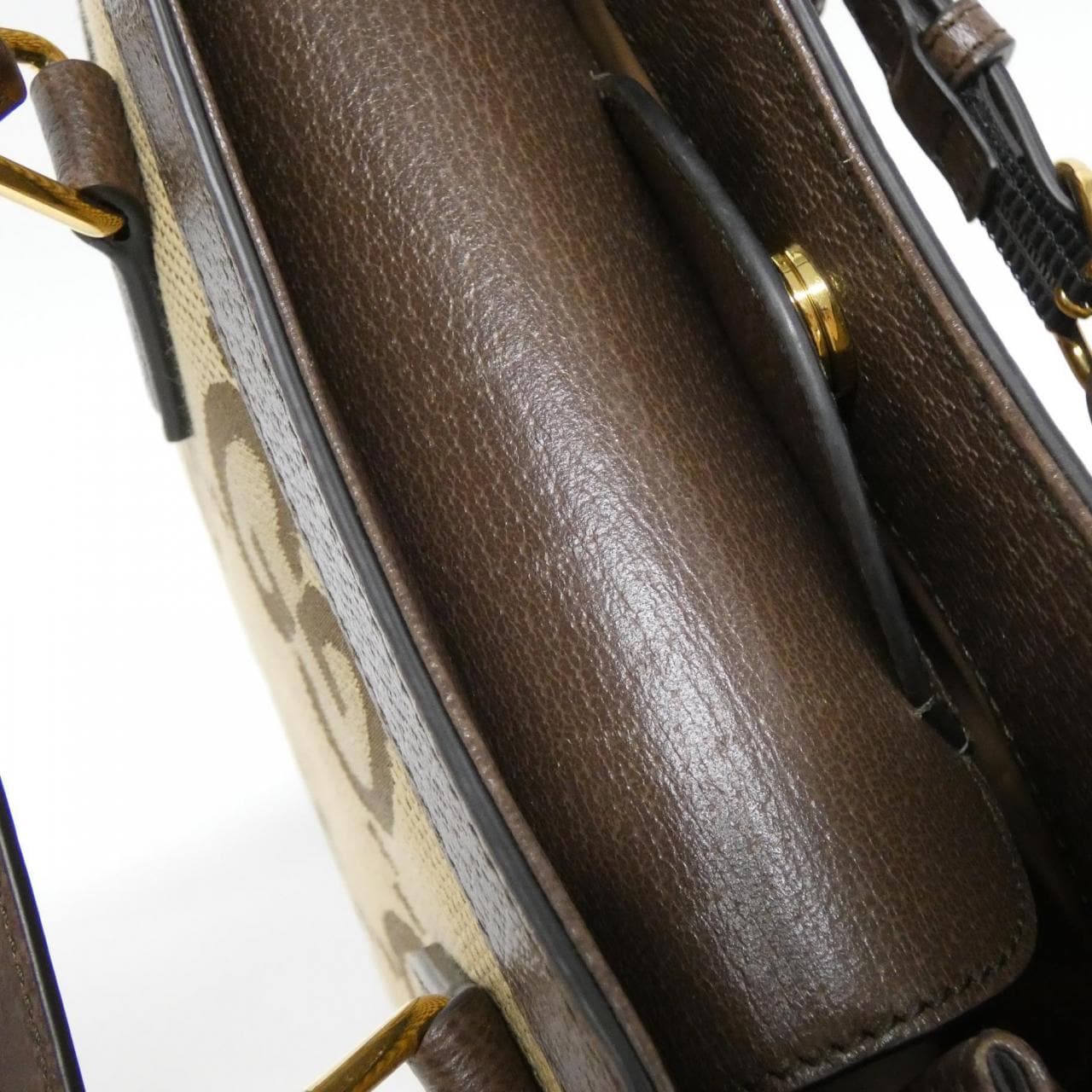 GUCCI Diana 660195 UKMBT Bag Canvas 黑色 帆布 中古品A - 縮圖 6