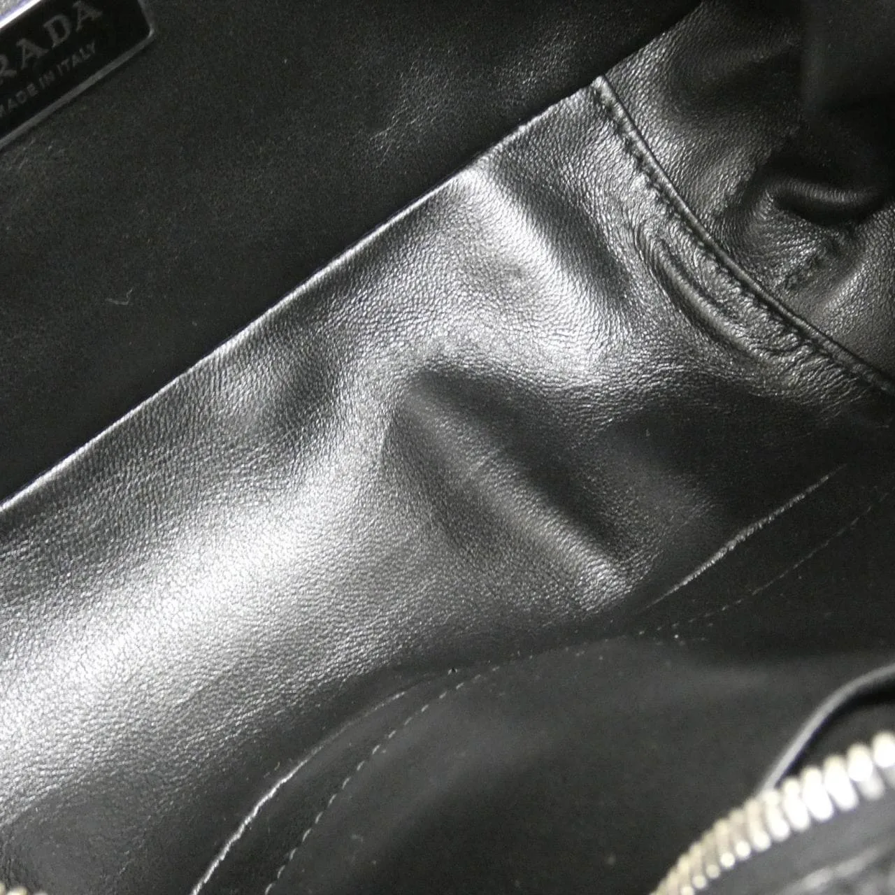 PRADA 1BB098 Handbag Black Rank A - Thumbnail 6