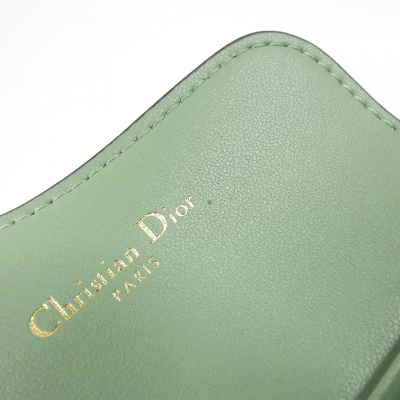 DIOR Saddle S5611CCEH Card Case Blue Rank A - Thumbnail 8