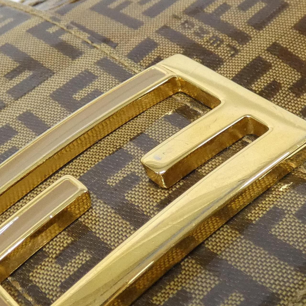 FENDI 16321 Shoulder Bag 棕色 中古品A - 縮圖 4