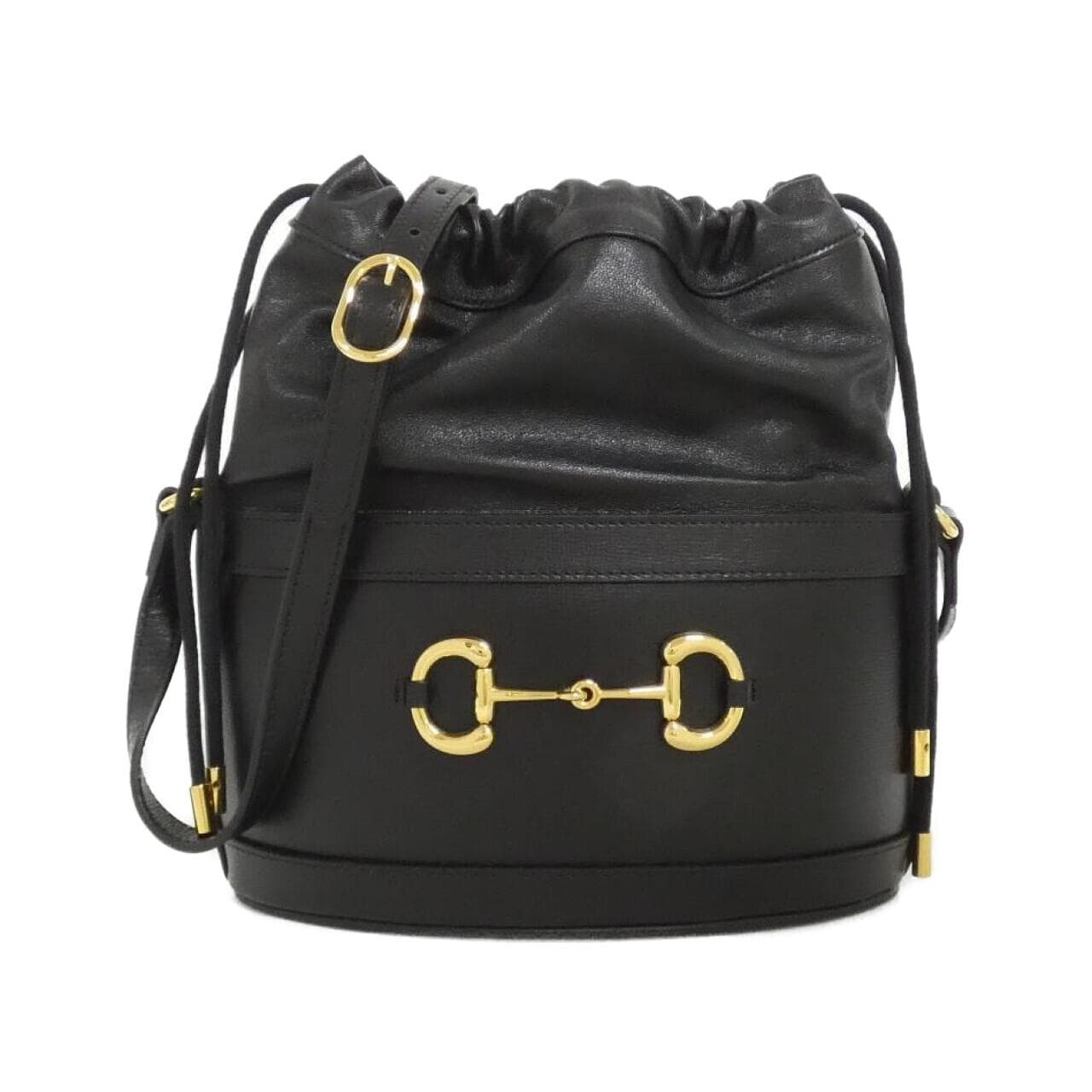 GUCCI 602118 1DBLG Shoulder Bag Leather Black