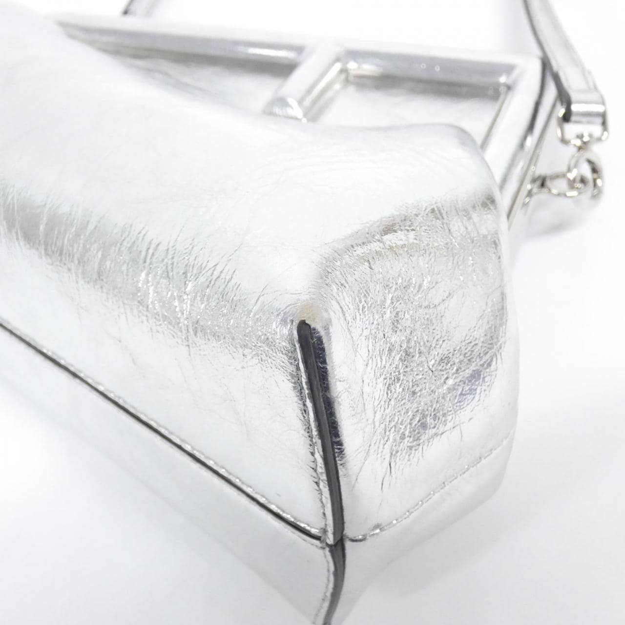 FENDI Fendi First 8BP129 AISP Bag Leather 黑色 皮革 中古品A - 縮圖 3