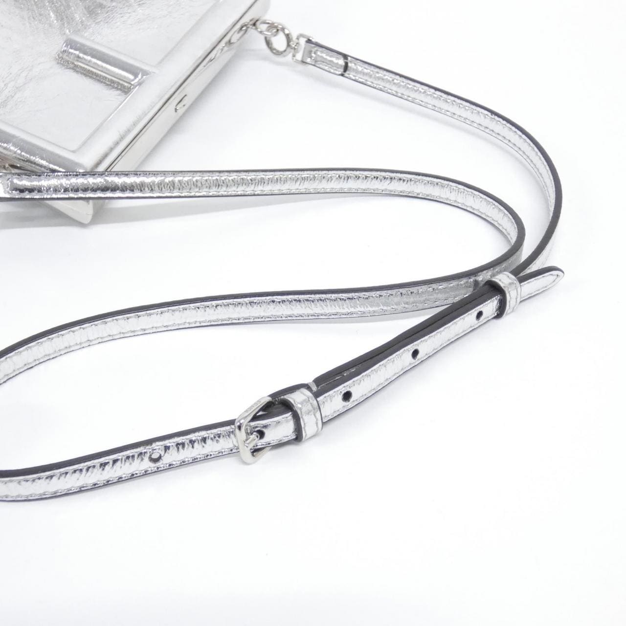 FENDI Fendi First 8BP129 AISP Bag Leather 黑色 皮革 中古品A - 縮圖 8