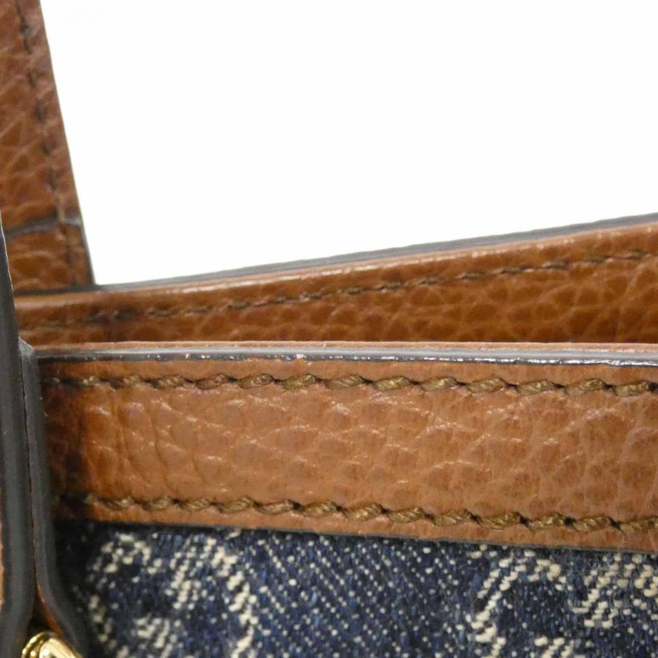 GUCCI 631685 2KQGG Bag Denim Black Denim - Thumbnail 6