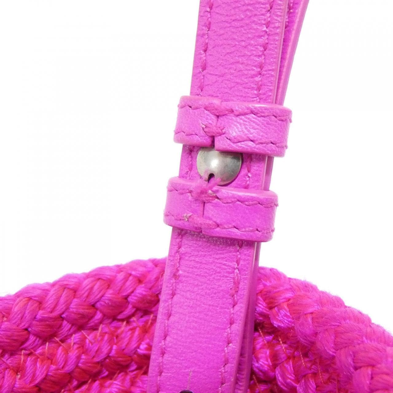 BALENCIAGA 695612 21097 Bag Nylon 黑色 尼龍 中古品A - 縮圖 5