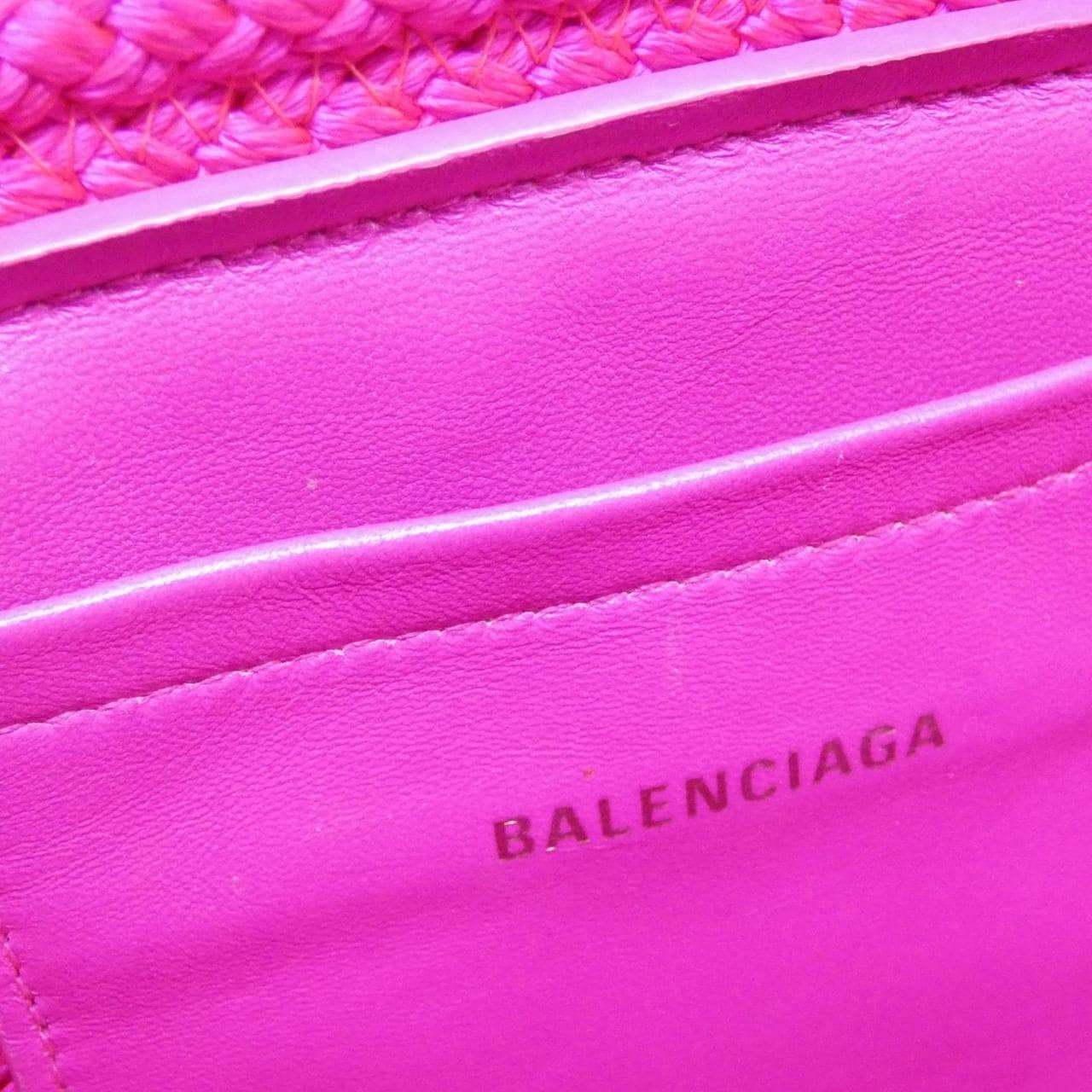 BALENCIAGA 695612 21097 Bag Nylon 黑色 尼龍 中古品A - 縮圖 8