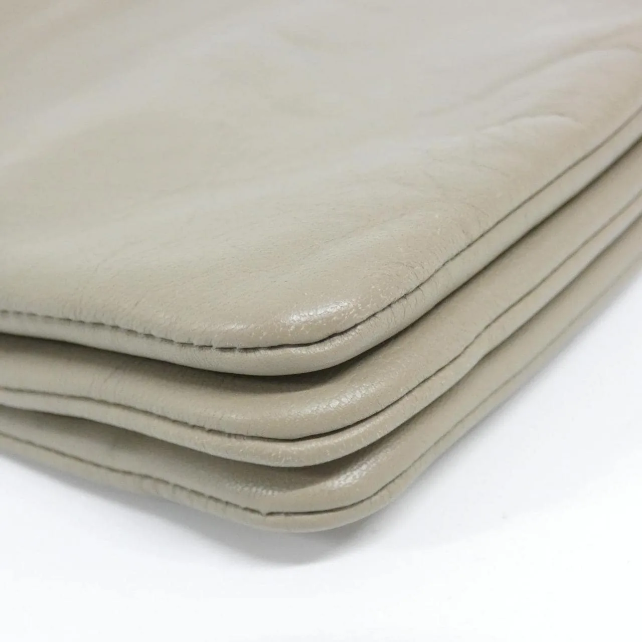 CELINE 171453ETA Shoulder Lambskin 黑色 羊皮 中古品A - 縮圖 3