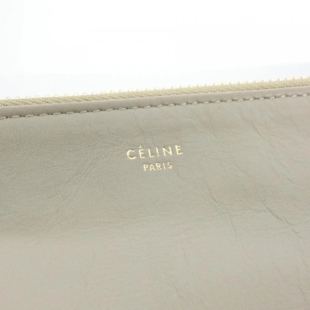 CELINE 171453ETA Shoulder Lambskin 黑色 羊皮 中古品A - 縮圖 5