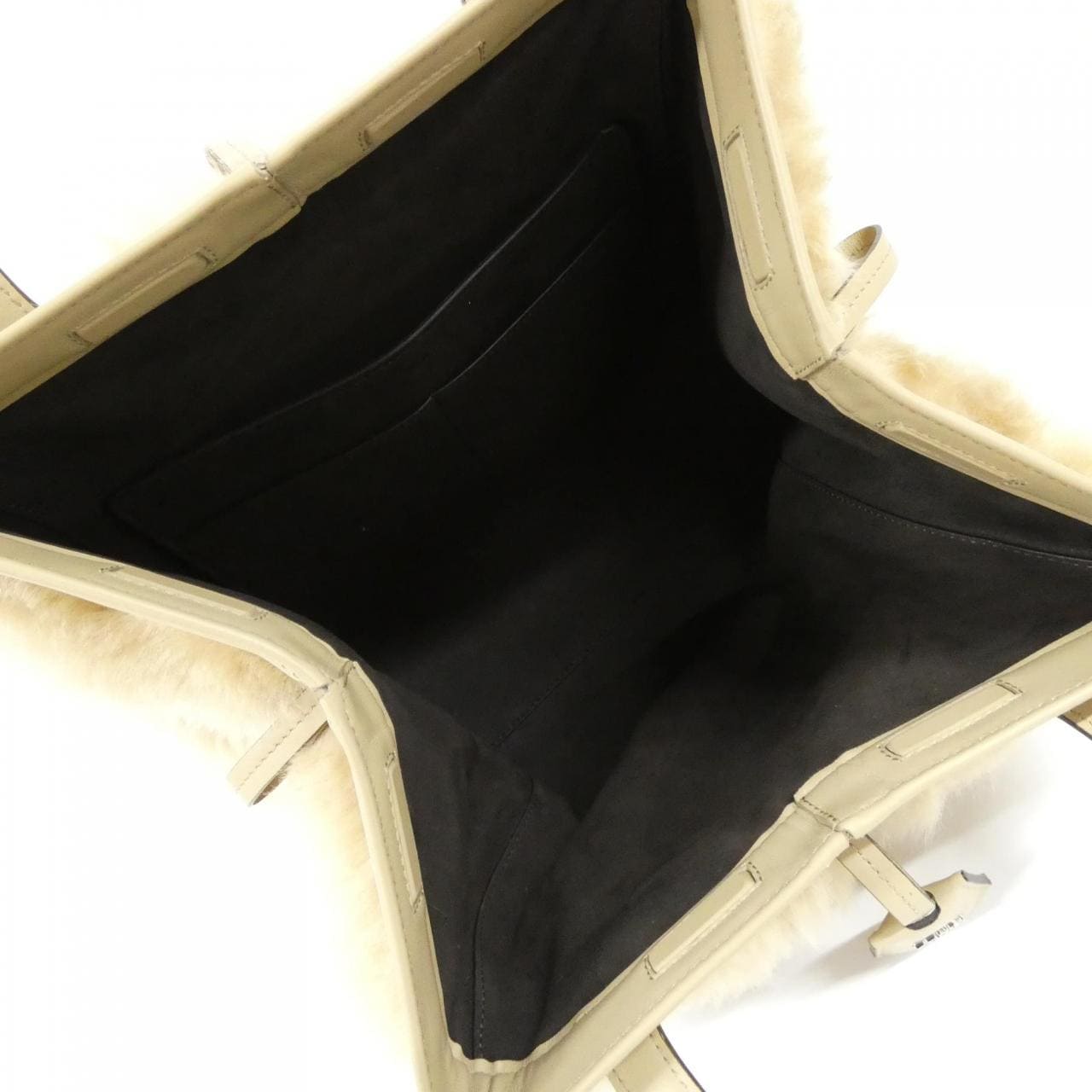 FENDI Sunshine Shopper 8BH414 A984 Shoulder Leather 米色 皮革 中古品A - 縮圖 9