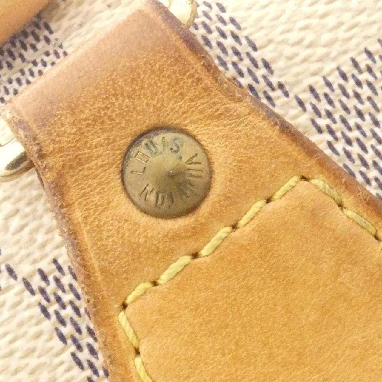 LOUIS VUITTON Speedy N41533 Boston Bag Damier 黑色 Damier 中古品B - 縮圖 3