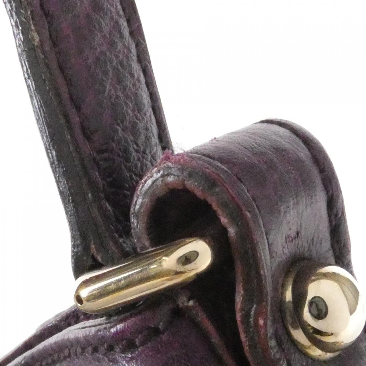 GUCCI 137388 Shoulder Bag Leather Purple Leather - Thumbnail 6