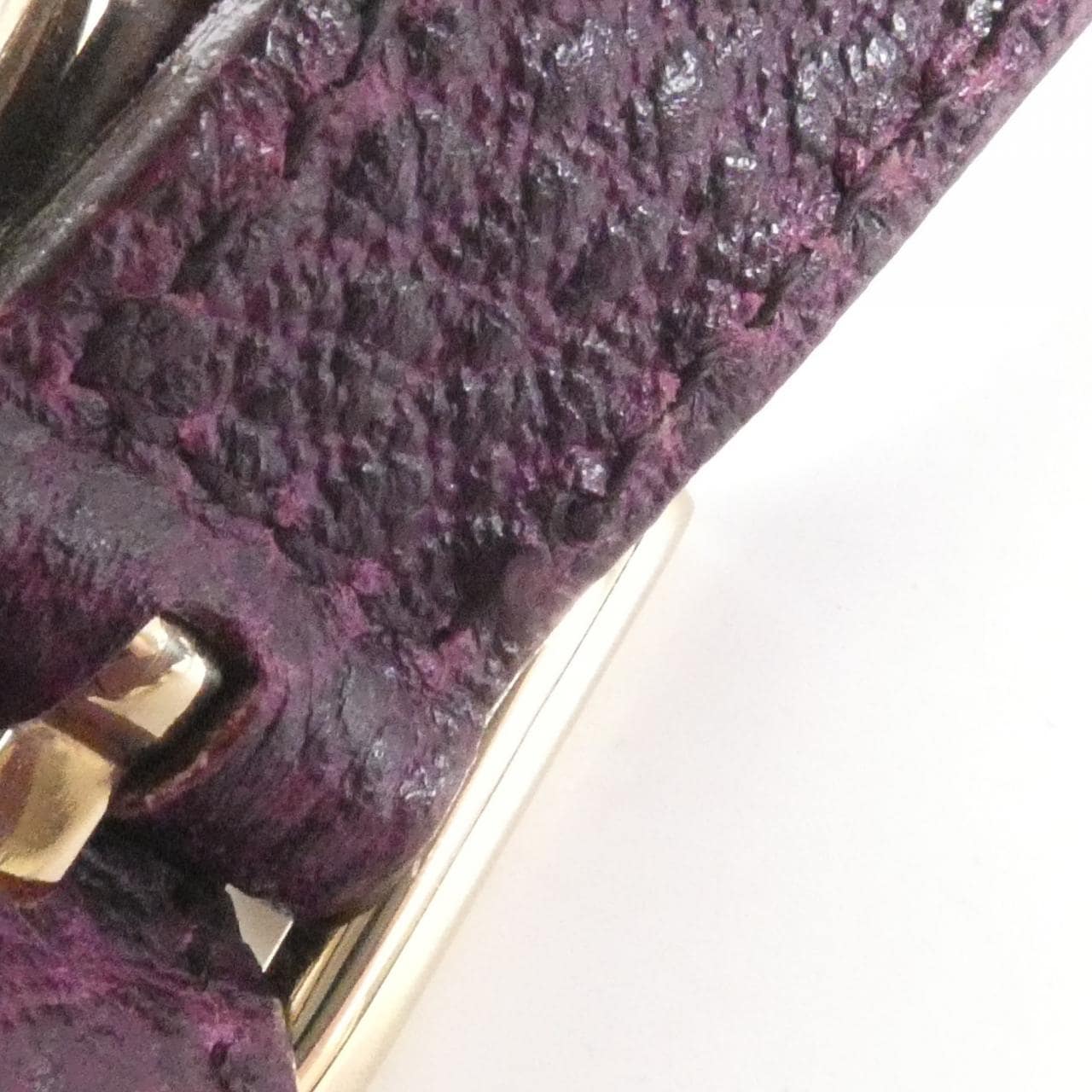 GUCCI 137388 Shoulder Bag Leather Purple Leather - Thumbnail 7