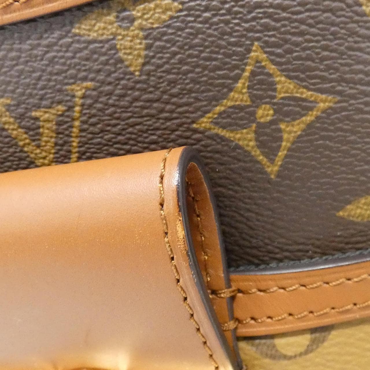 LOUIS VUITTON Dauphine M45194 Shoulder Bag Monogram Black Monogram Rank A - Thumbnail 5