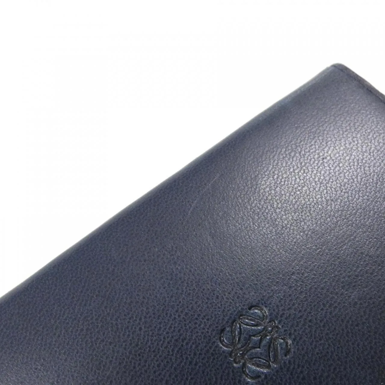 LOEWE Wallet Leather 藍色 皮革 中古品A - 縮圖 4