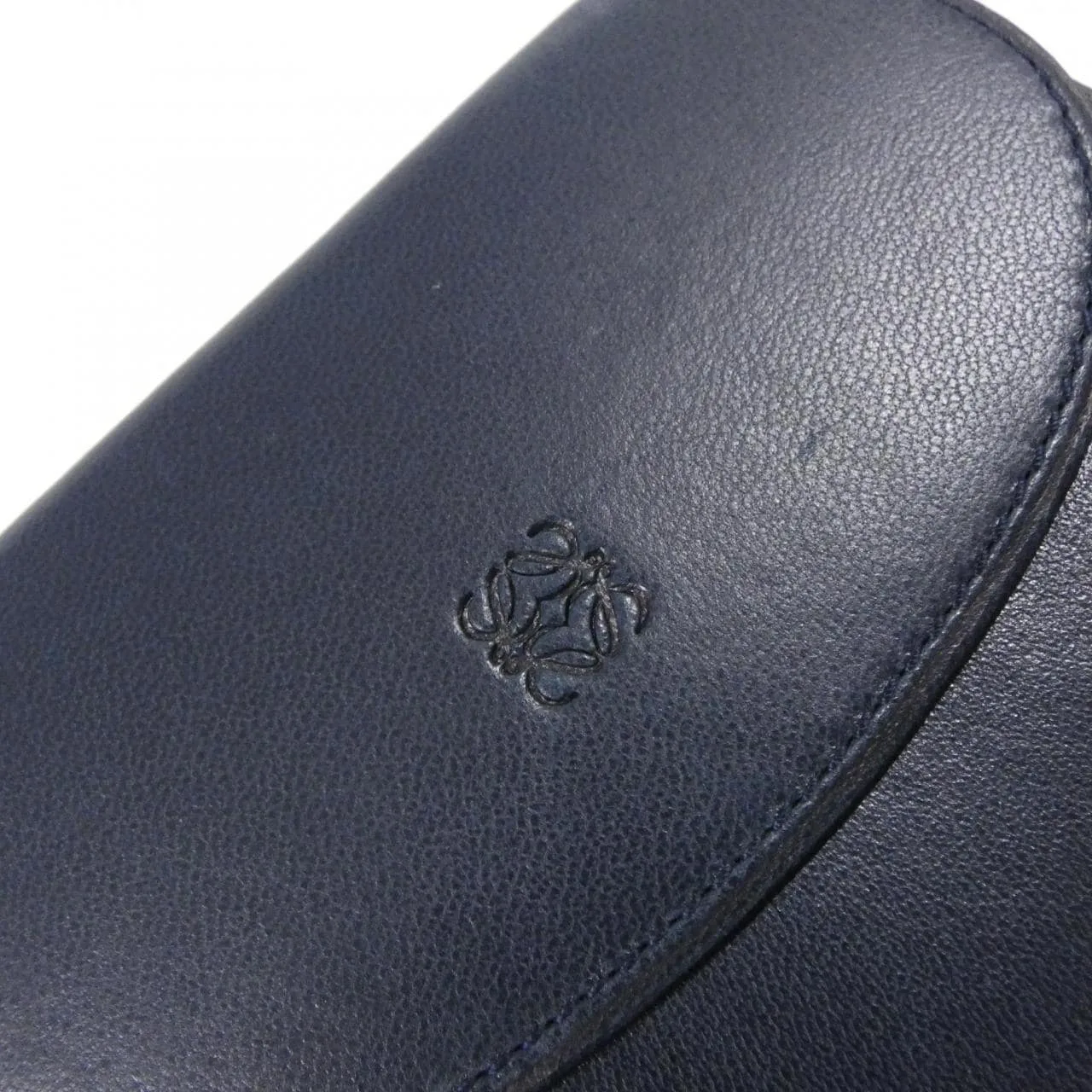 LOEWE Wallet Leather 藍色 皮革 中古品A - 縮圖 5