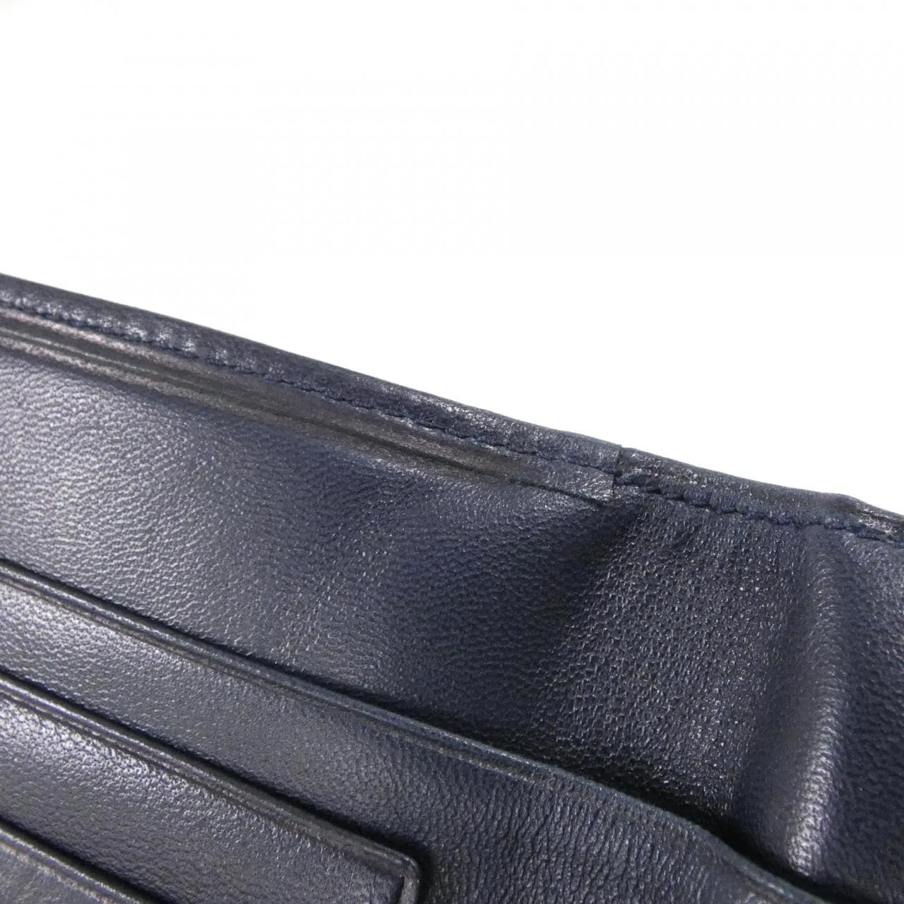 LOEWE Wallet Leather 藍色 皮革 中古品A - 縮圖 7