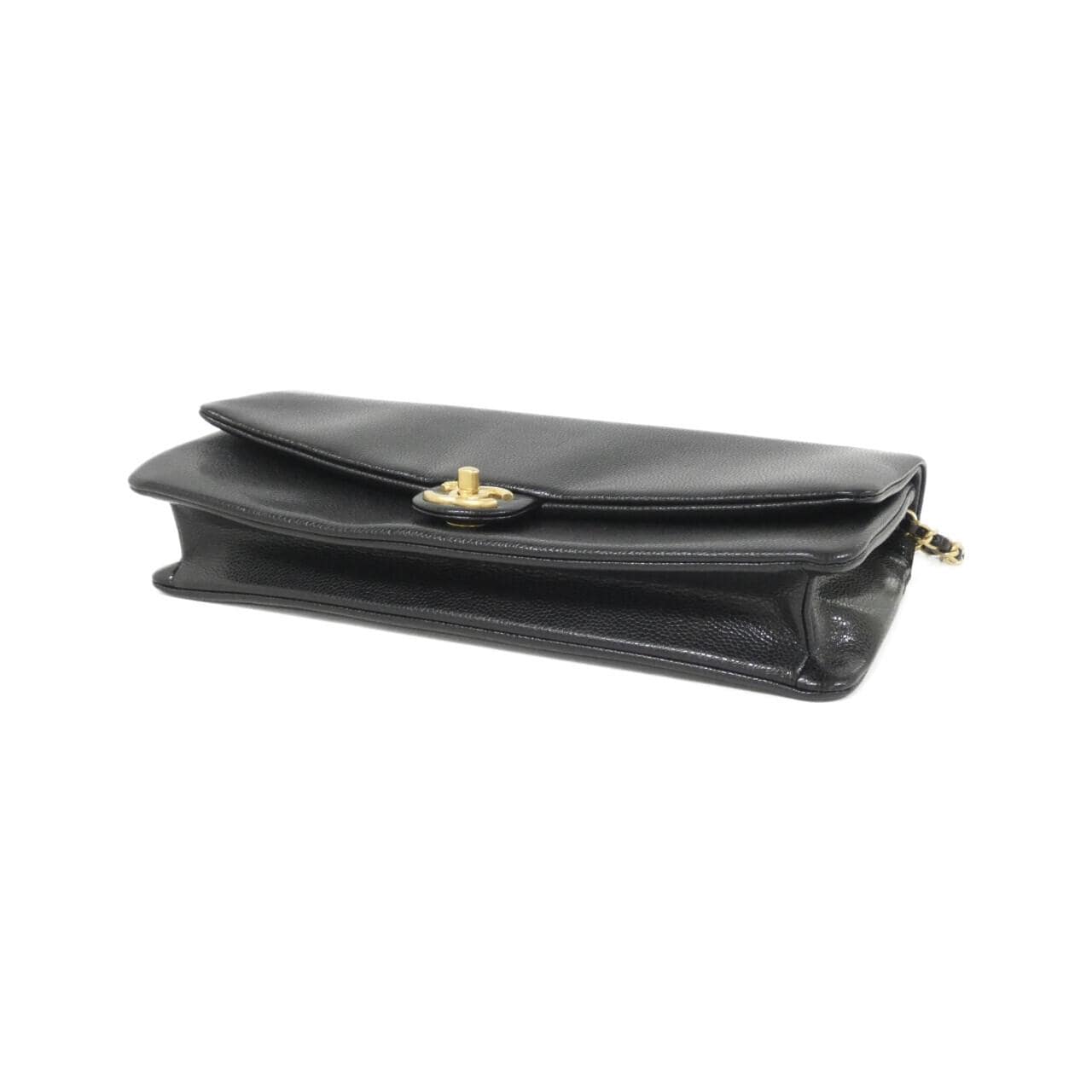 CHANEL AS5182 Shoulder Grained Calfskin Black Grained Calfskin Rank A - Thumbnail 3