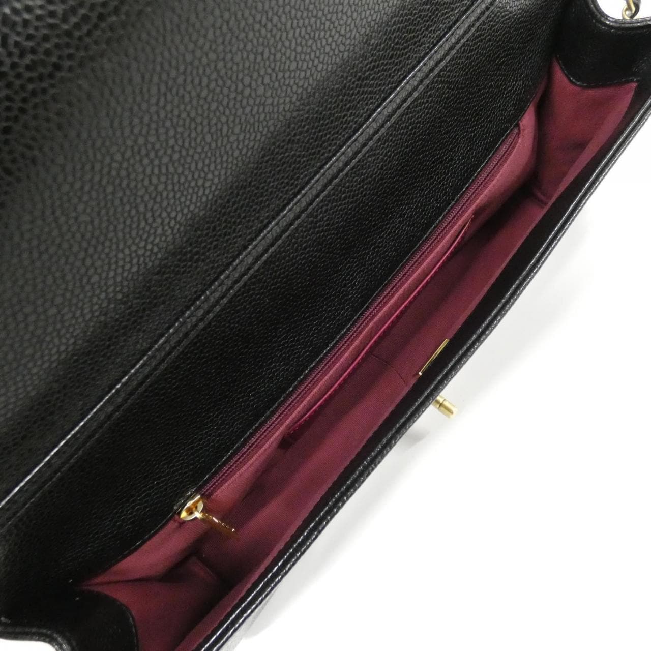 CHANEL AS5182 Shoulder Grained Calfskin Black Grained Calfskin Rank A - Thumbnail 8