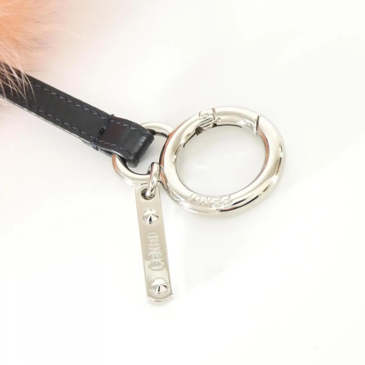 FENDI 7AR259 SVN Key Case Black Rank A - Thumbnail 2