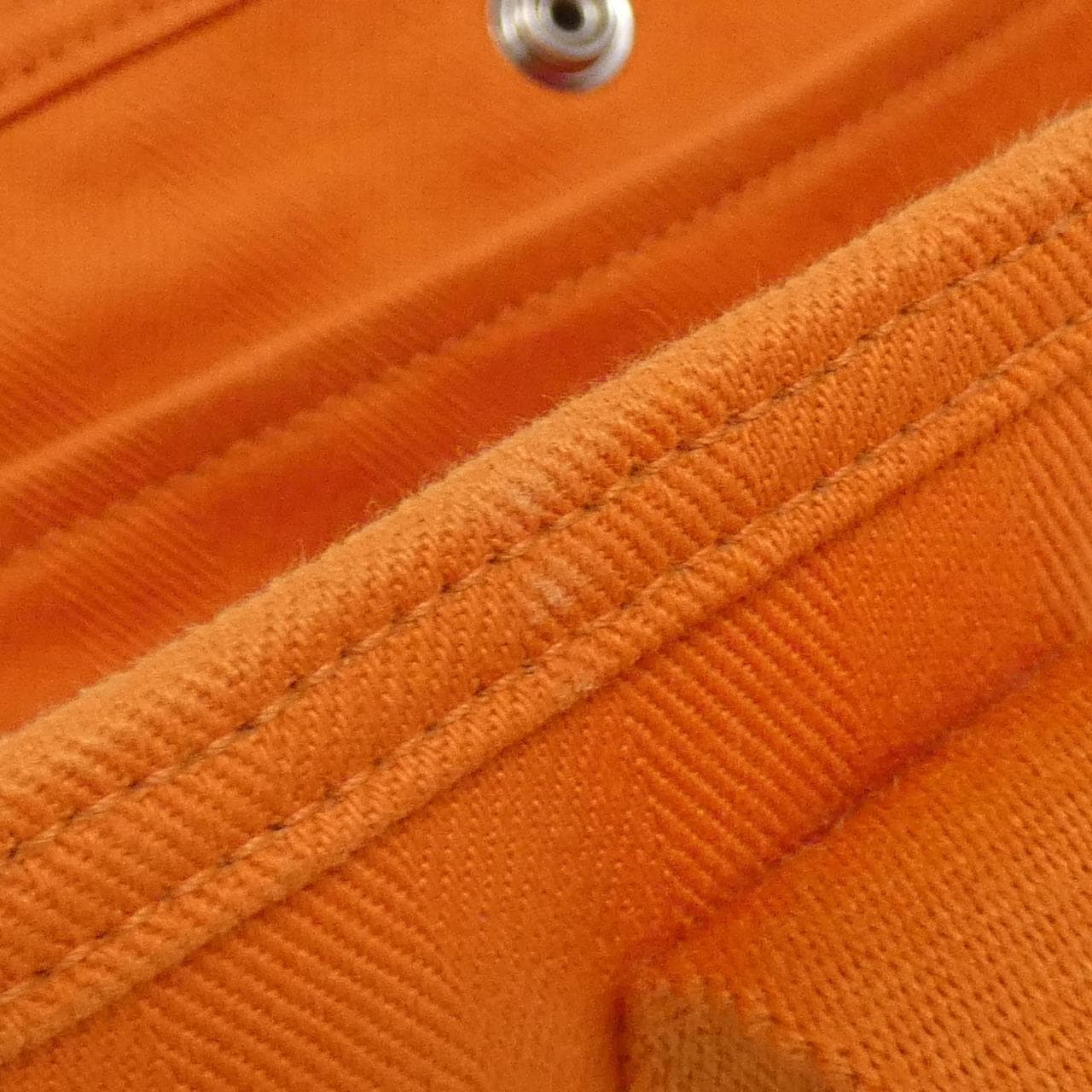 HERMES Valparaiso HERMÈS 056119CK Bag Swift Orange Swift Leather Rank A - Thumbnail 8