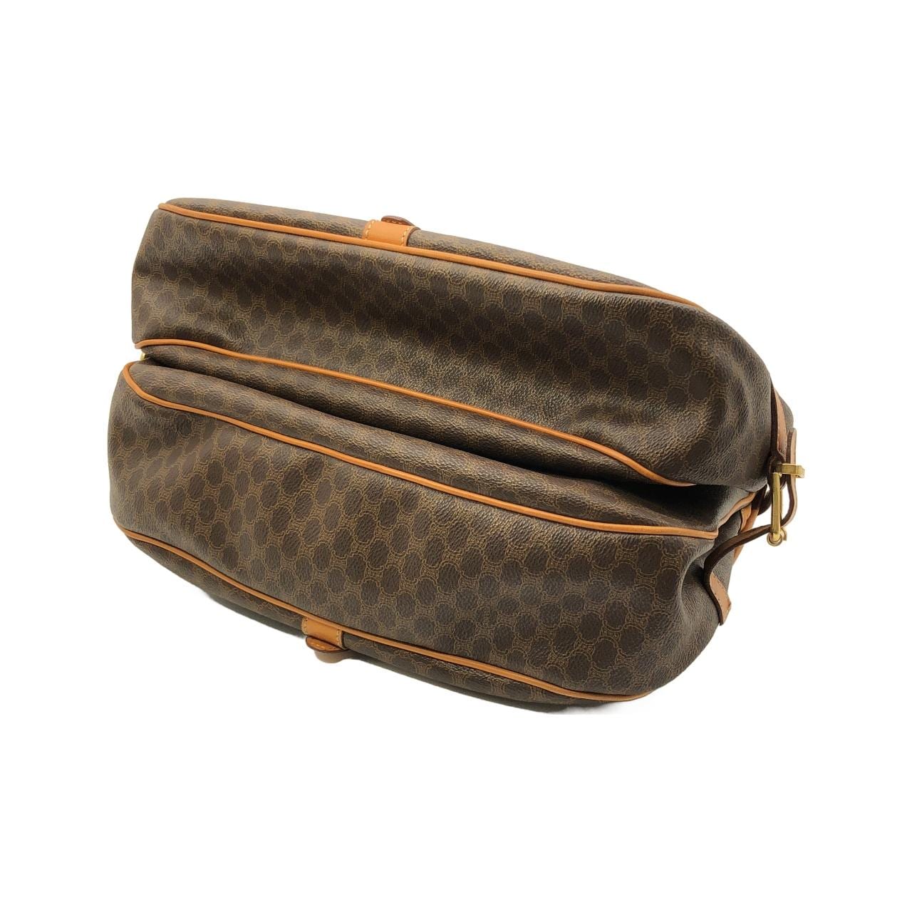 CELINE Shoulder Bag Canvas 棕色 帆布 中古品B - 縮圖 2