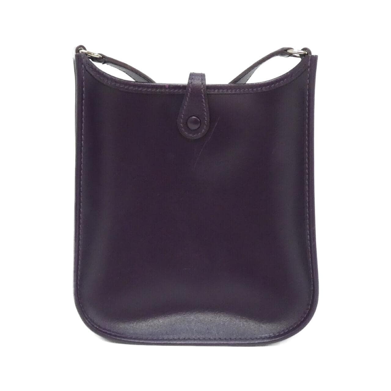 HERMES HERMÈS Evelyne Shoulder Bag Box Calf 黑色 Box 皮 中古品A - 縮圖 2