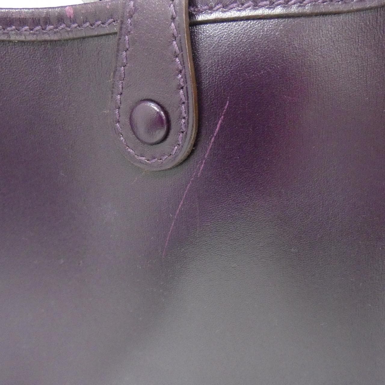 HERMES HERMÈS Evelyne Shoulder Bag Box Calf 黑色 Box 皮 中古品A - 縮圖 4