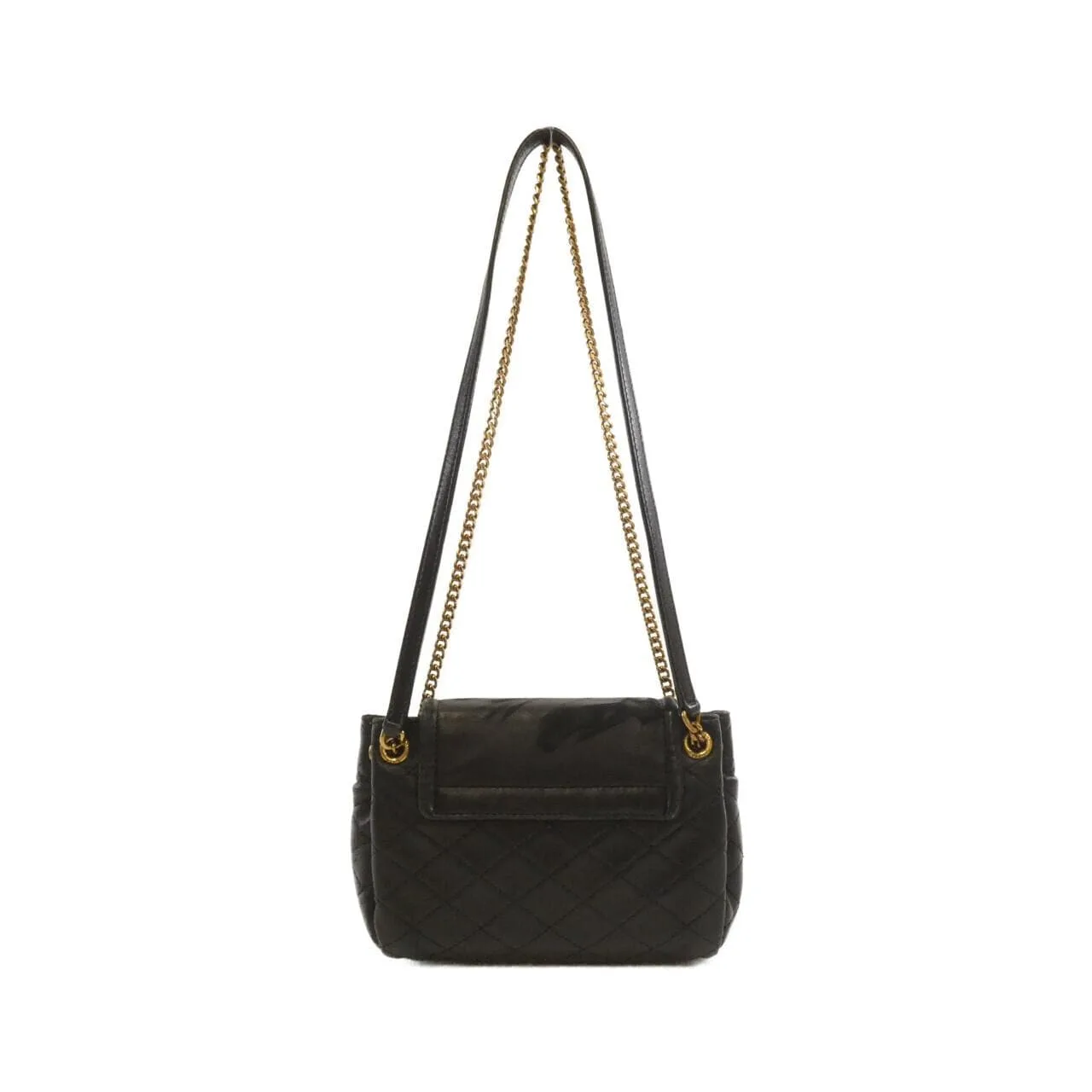 SAINT LAURENT 672738 1EL07 Shoulder Lambskin Black Lambskin Rank B - Thumbnail 2