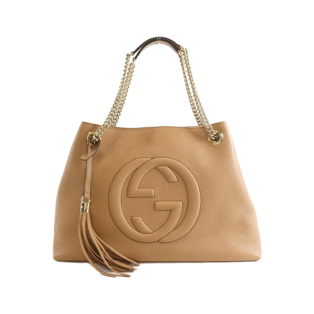 GUCCI 536196 A7M0G Shoulder Leather Black