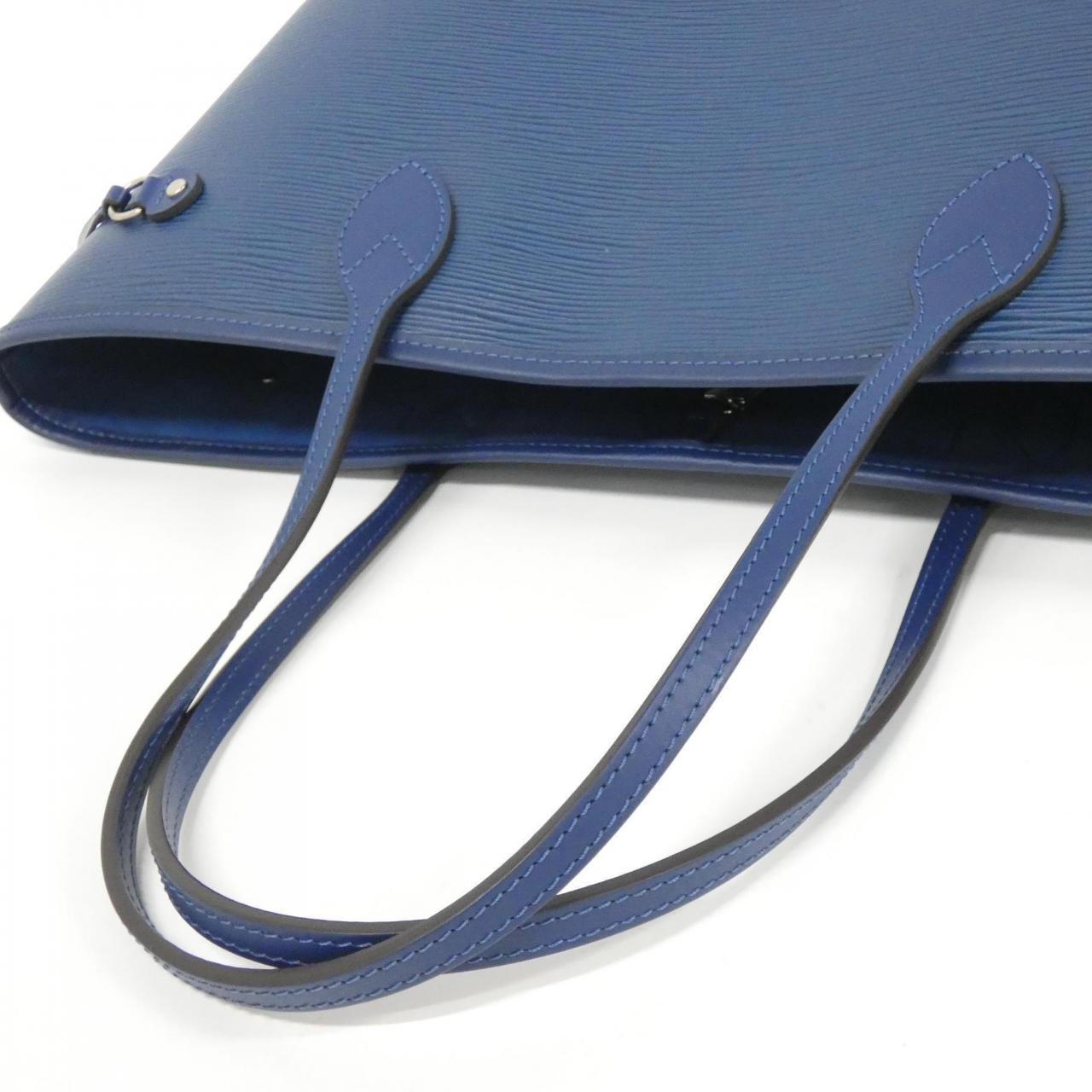 LOUIS VUITTON Neverfull M40885 Bag Epi Blue Epi - Thumbnail 9