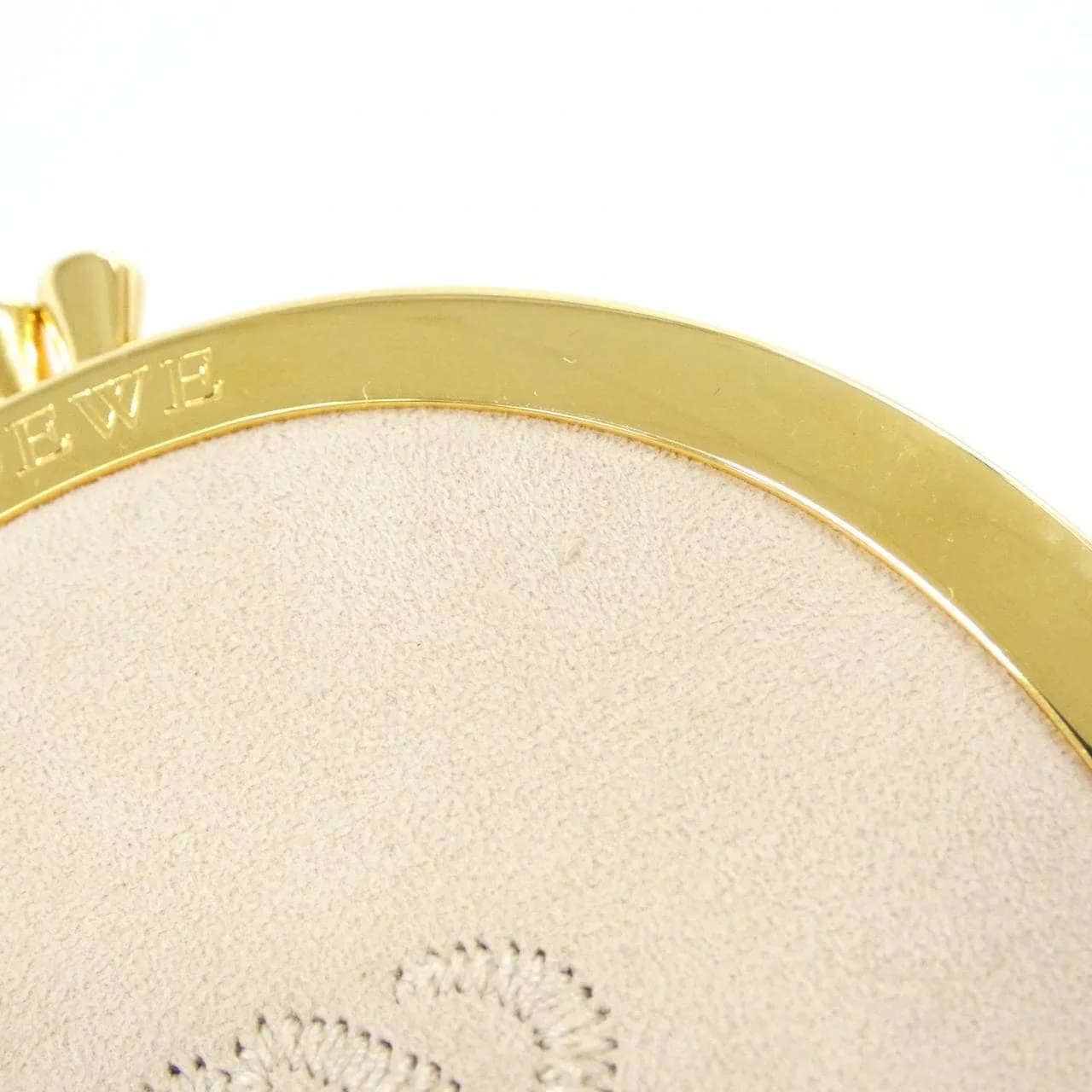 LOEWE Coin Case 米色 中古品A - 縮圖 4