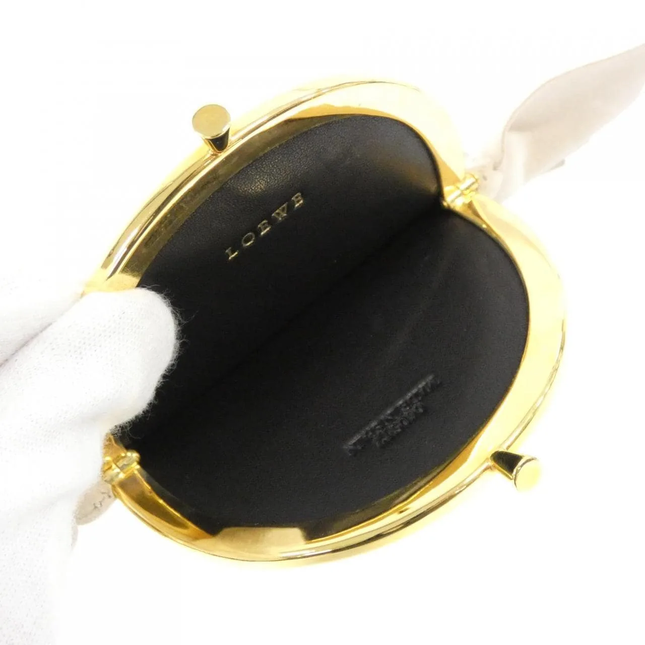 LOEWE Coin Case 米色 中古品A - 縮圖 5