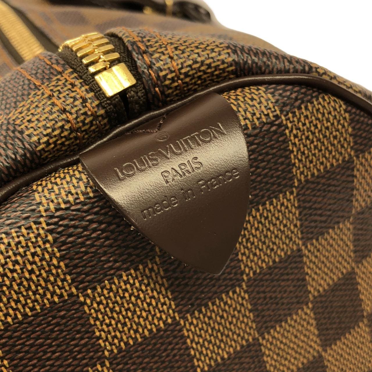 LOUIS VUITTON Keepall N41427 Boston Bag Damier Black Damier - Thumbnail 5