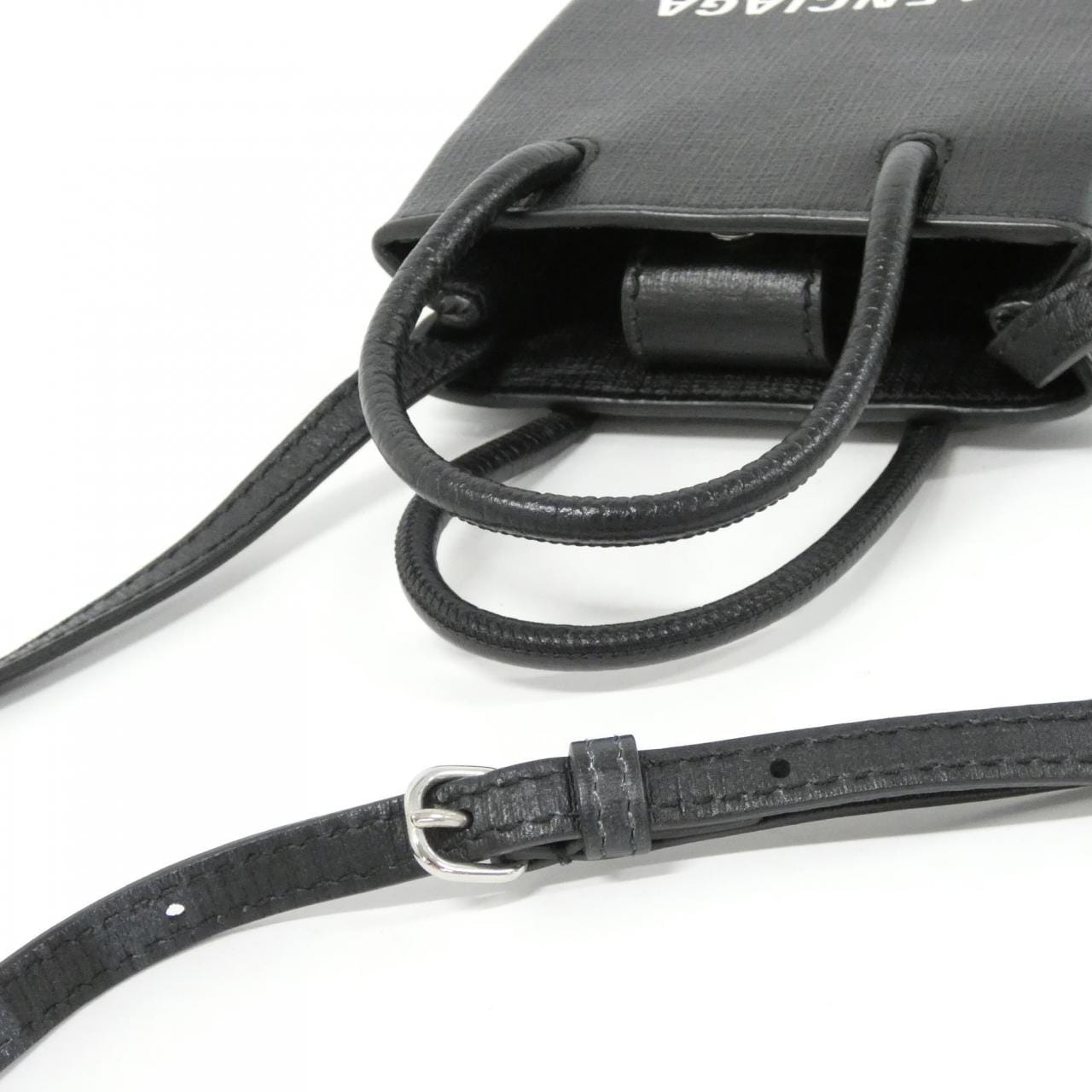 BALENCIAGA 593826 0AI2N Bag 黑色 中古品A - 縮圖 8