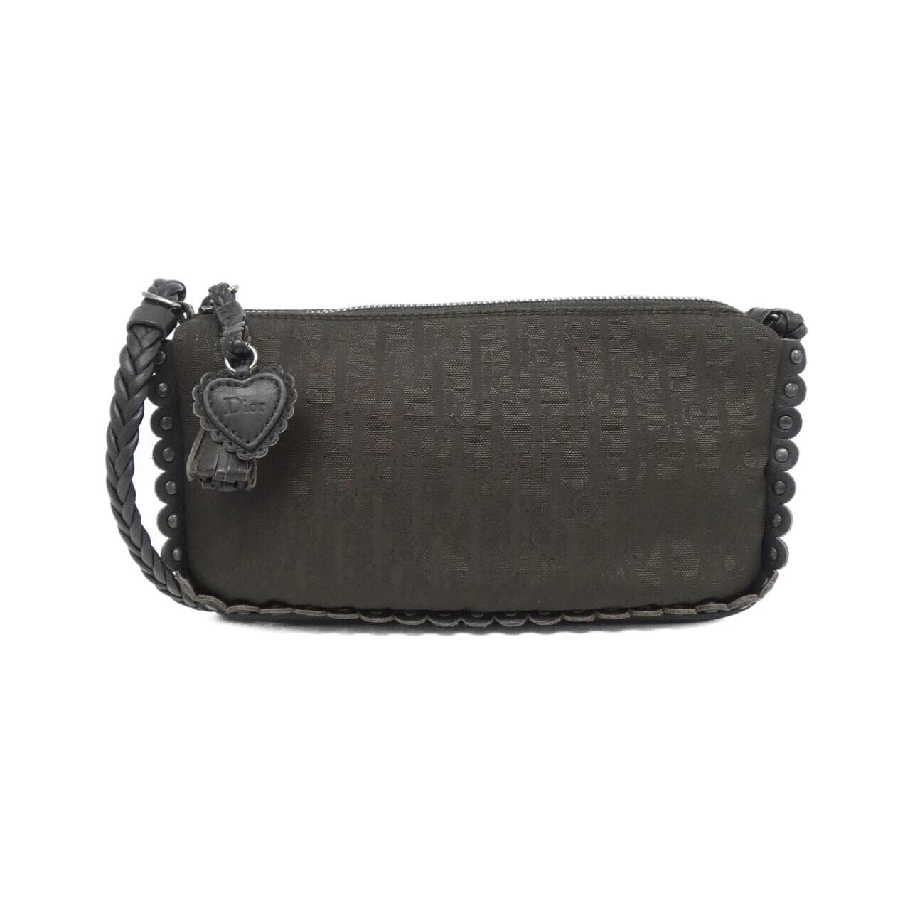 DIOR Shoulder Bag Nylon Brown