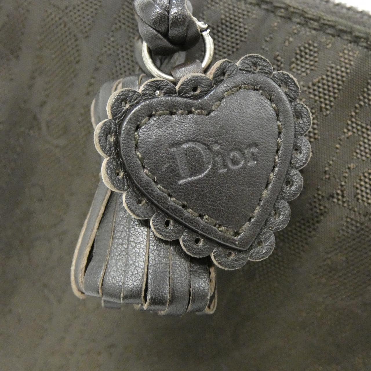 DIOR Shoulder Bag Nylon 棕色 尼龍 中古品A - 縮圖 3