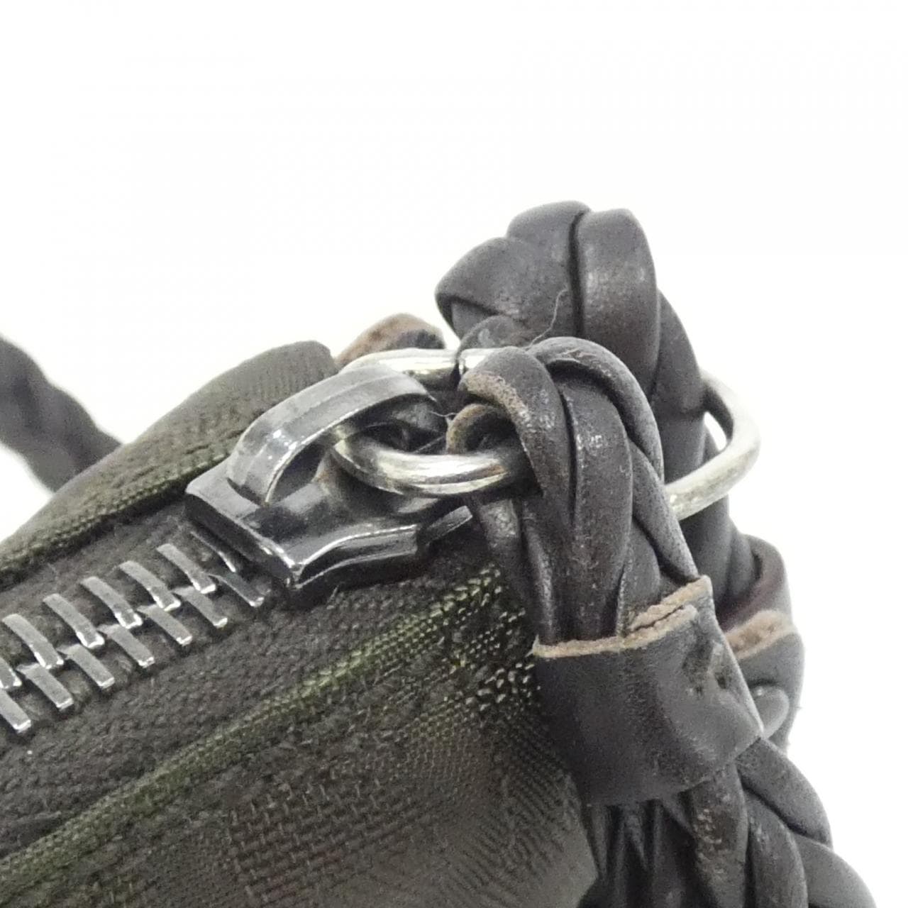 DIOR Shoulder Bag Nylon 棕色 尼龍 中古品A - 縮圖 4