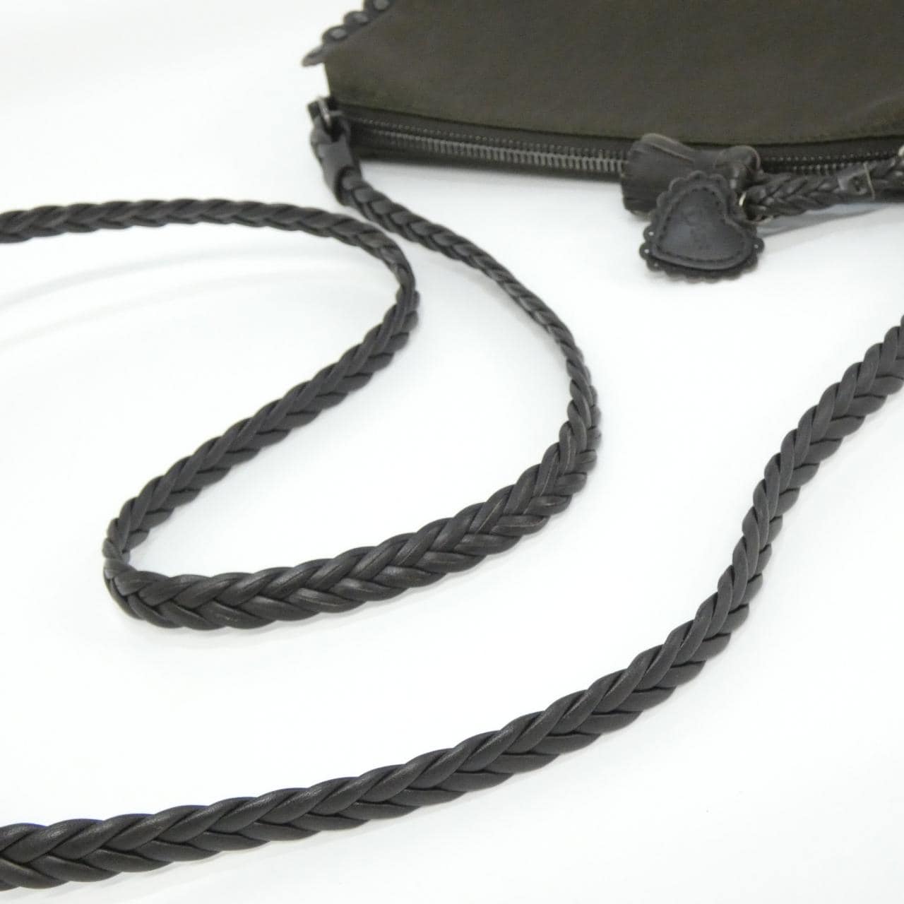 DIOR Shoulder Bag Nylon 棕色 尼龍 中古品A - 縮圖 9