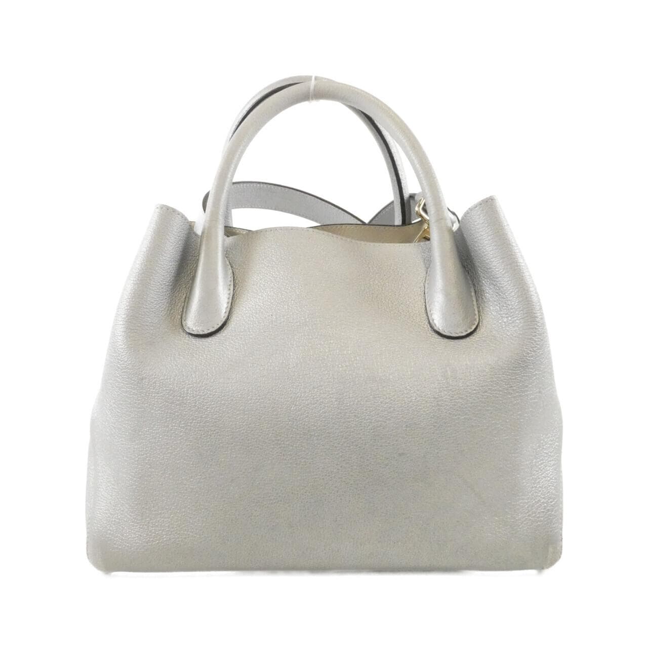 DIOR Handbag Leather Silver Leather - Thumbnail 2