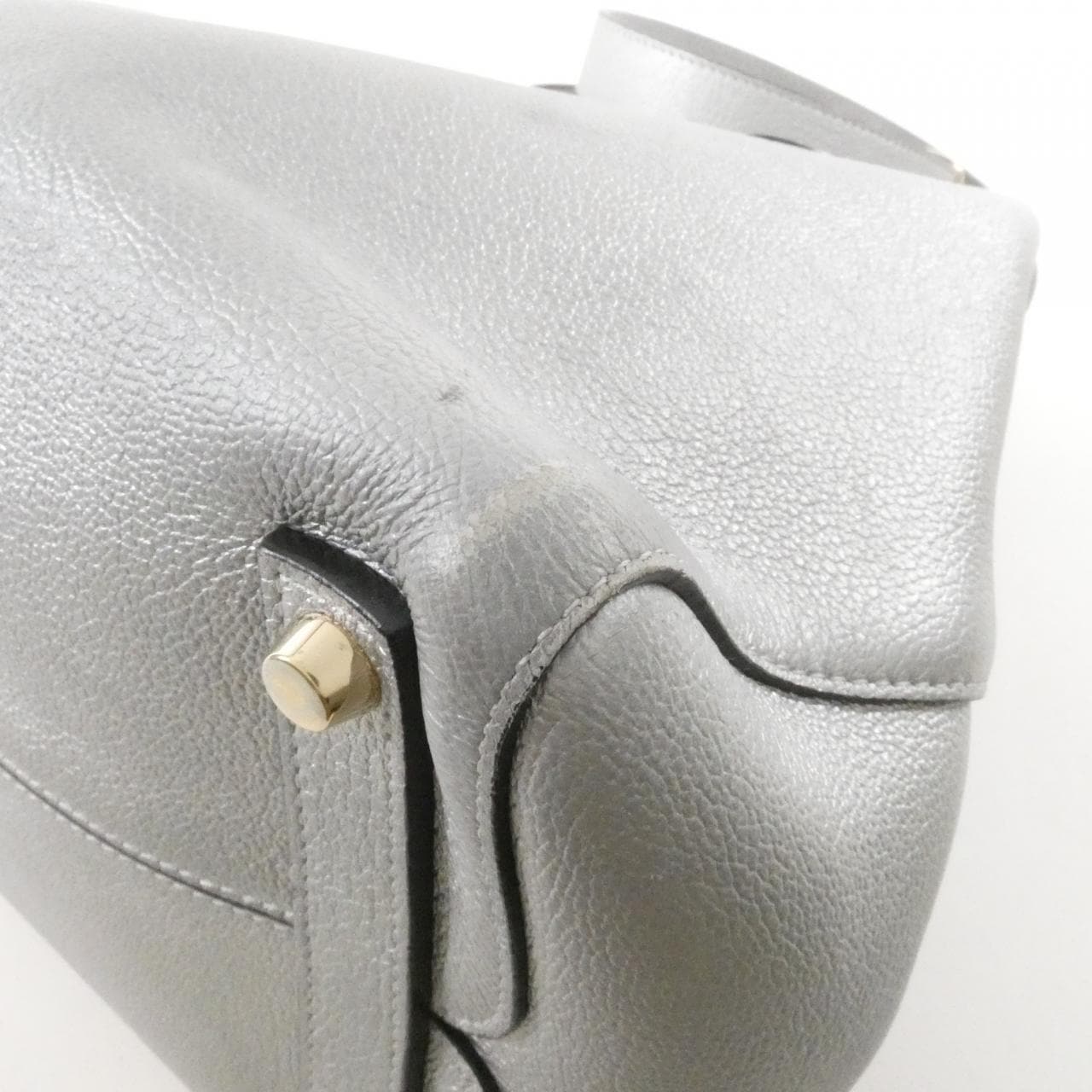 DIOR Handbag Leather Silver Leather - Thumbnail 3