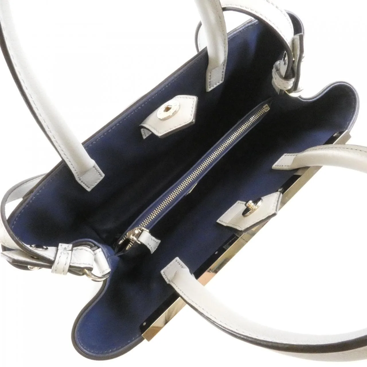 FENDI Sunshine Shopper 8BH253 A1B0 Handbag 黑色 中古品A - 縮圖 8